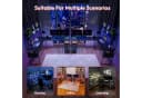 SANODESK Gaming Tisch L-Form mit LED, Steckdosen & USB Bild 3