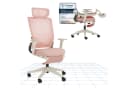 FLEXISPOT Bürostuhl Foldex Ergonomisch Rosa 90°-135° Neigbar Bild 2
