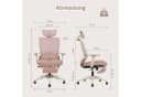 FLEXISPOT Bürostuhl Foldex Ergonomisch Rosa 90°-135° Neigbar Bild 5