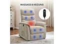 FLEXISPOT Relaxsessel Beige mit Massage- und Heizfunktion Bild 3