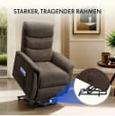 FLEXISPOT Relaxsessel mit Aufstehhilfe, Massage- und USB-Ladeanschluss Bild 5