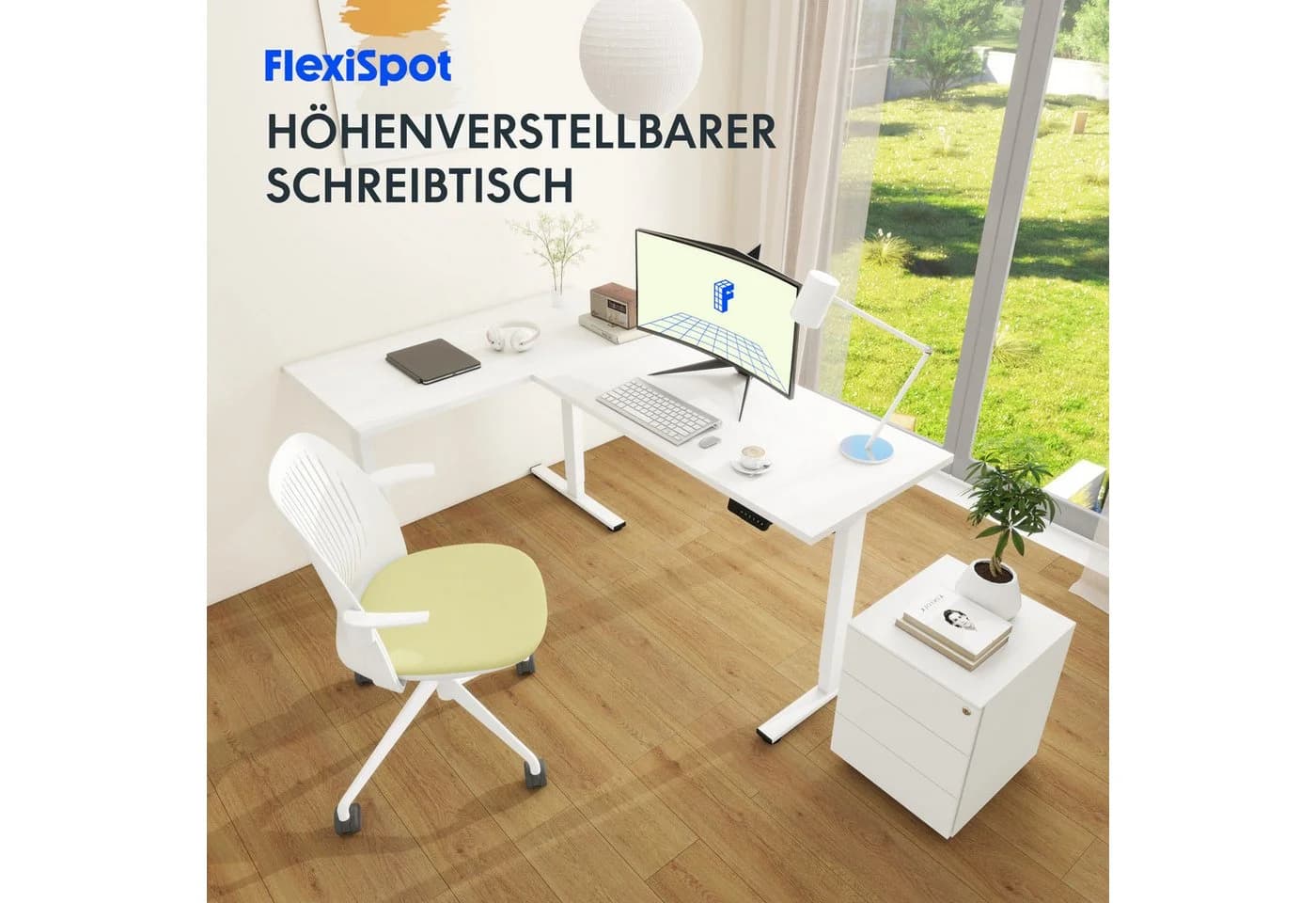Multifunktionaler Eck-Schreibtisch