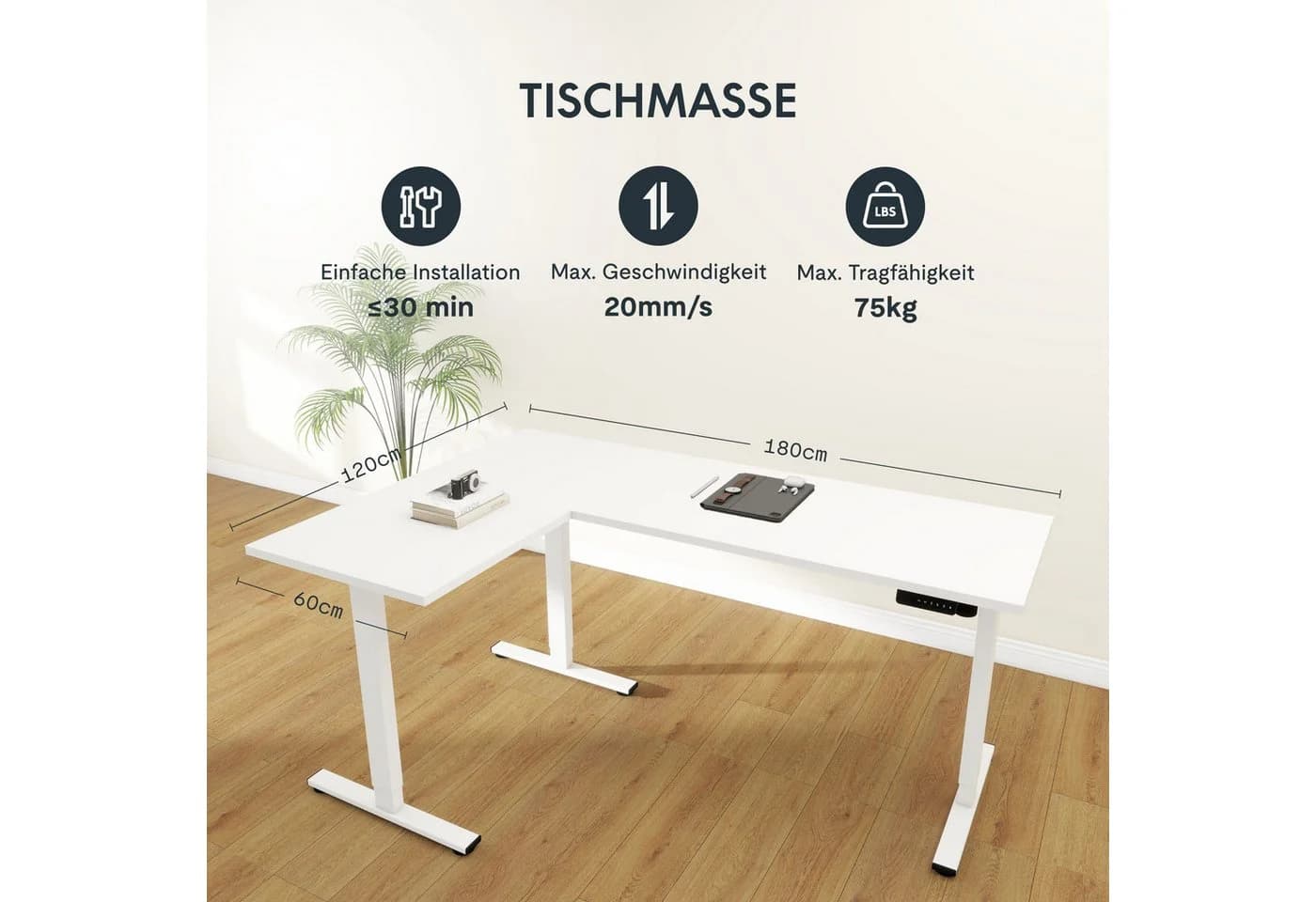 Multifunktionaler Eck-Schreibtisch - Bild 3