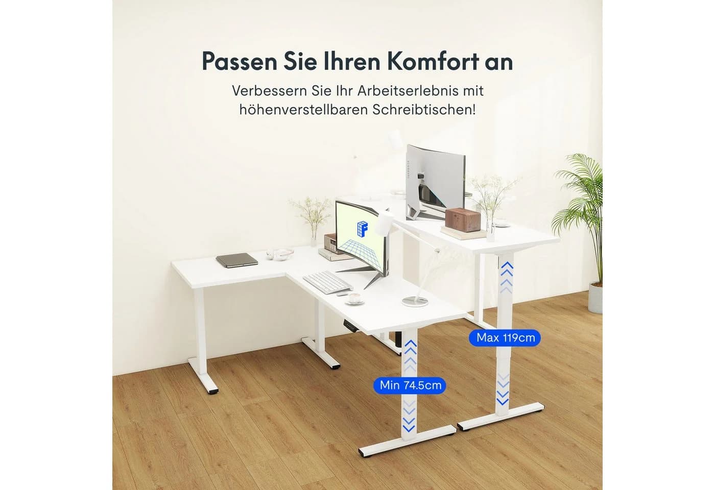 Multifunktionaler Eck-Schreibtisch - Bild 4