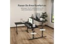 FLEXISPOT Eckschreibtisch Q1/Q3L L-Form 180x120 cm Schwarz Bild 5