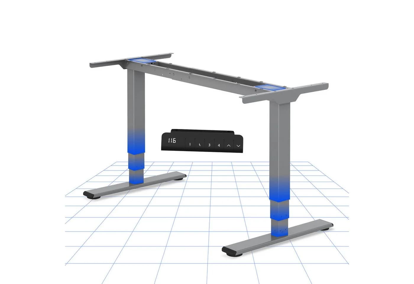 FLEXISPOT Schreibtisch EC5 Serie Dual-Motor 3-Fach-Teleskop 100kg - Bild 2