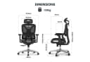 FLEXISPOT Bürostuhl ErgoX, Schreibtischstuhl Premium Ergonomischer 130KG Bild 3