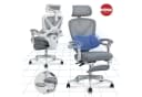 FLEXISPOT Drehstuhl Ergonomischer Bürostuhl mit X-Design 135° Rückenlehne 3D-Kopfstütze Bild 2