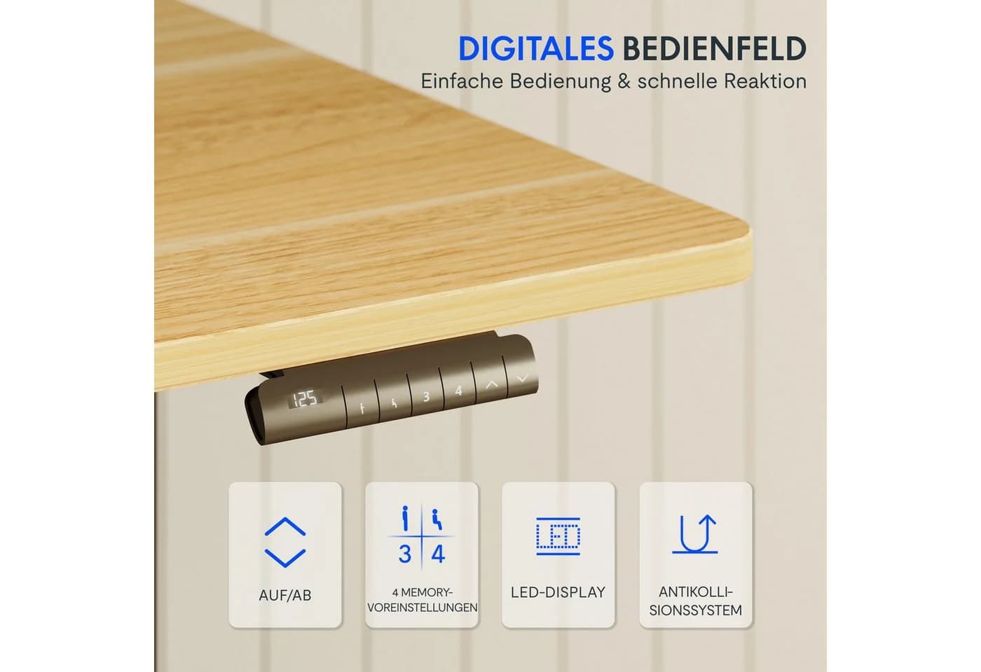 FLEXISPOT EC5 LITE Höhenverstellbarer Schreibtisch Dualmotor - Bild 5