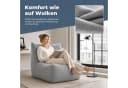 Totnz Sitzsack ergonomisch Chenille Grau Bild 1