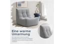 Totnz Sitzsack ergonomisch Chenille Grau Bild 3