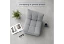 Totnz Sitzsack ergonomisch Chenille Grau Bild 4