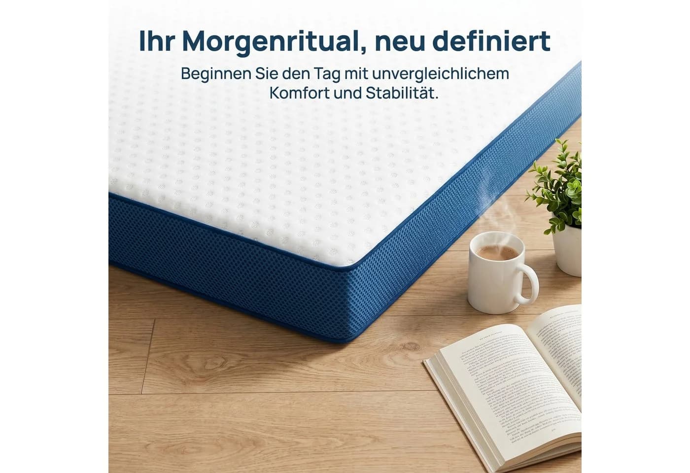 Totnz Topper Gel Memory Foam mit Bambusbezug - Bild 4