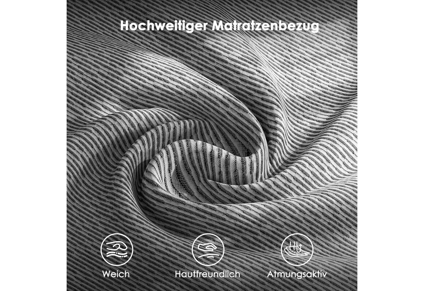 PERLECare Matratzen-Topper Gel-Schaum 7,5 cm Höhe OEKO-TEX® Zertifiziert - Bild 4