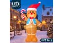 JOYIN Aufblasbarer Lebkuchenmann XXL 240cm mit LED-Beleuchtung Bild 1