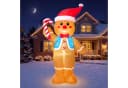 JOYIN Aufblasbarer Lebkuchenmann XXL 240cm mit LED-Beleuchtung Bild 2