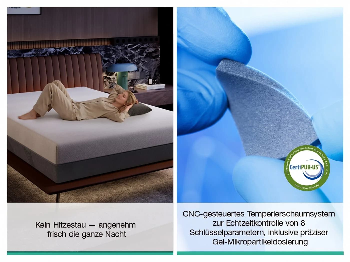 Novilla DualComfort Kaltschaummatratze 9-Zonen H3/H4 Wendematratze