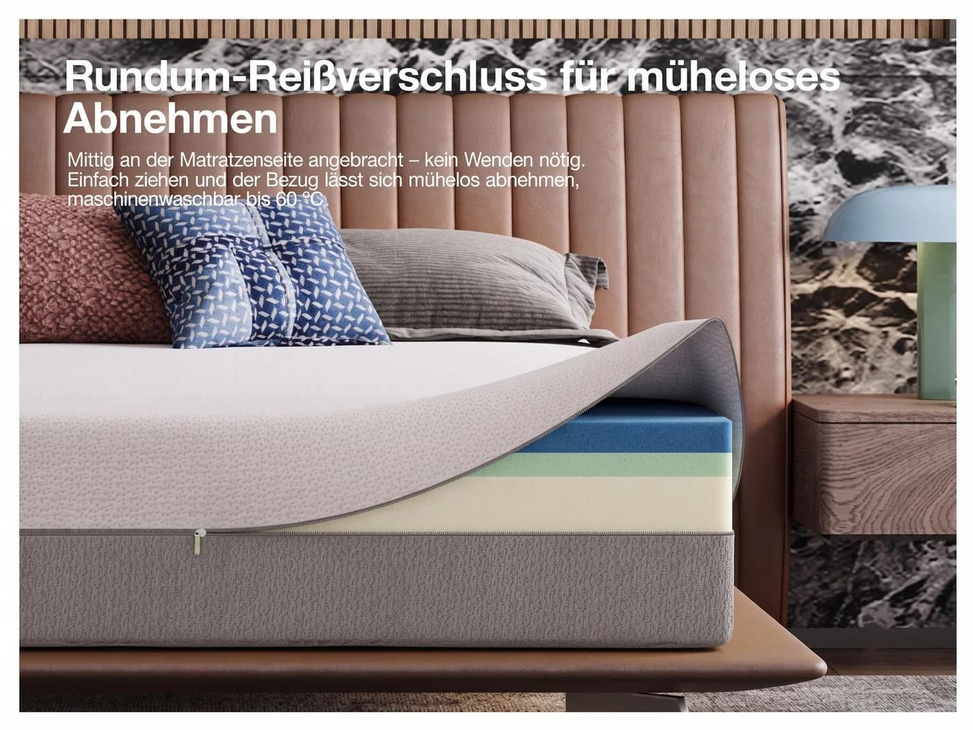 Novilla DualComfort Kaltschaummatratze 9-Zonen H3/H4 Wendematratze - Bild 3