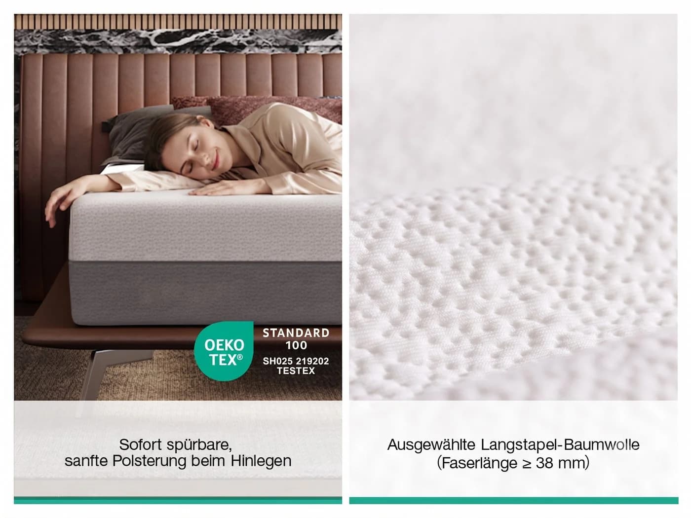 Novilla DualComfort Kaltschaummatratze 9-Zonen H3/H4 Wendematratze - Bild 5