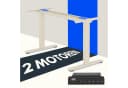 FLEXISPOT Schreibtisch höhenverstellbares Tischgestell inkl. praktischem Zubehör-Set Dual-Motor & 2-Fach-Teleskop, ohne Tischplatte Bild 2