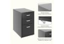 FlexiSpot Rollcontainer 3-Schubladen Schwarz Bild 3