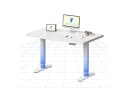 FLEXISPOT CylineX Höhenverstellbarer Schreibtisch Weiß Bild 2