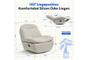 FLEXISPOT TV-Sessel Beige mit Wippfunktion & Stauraum Bild 3