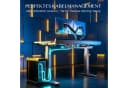 FLEXISPOT Gaming-Schreibtisch höhenverstellbar mit LED Bild 4
