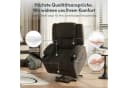 FLEXISPOT Relaxsessel Elektrisch mit Massage & Heizfunktion Grau Bild 5