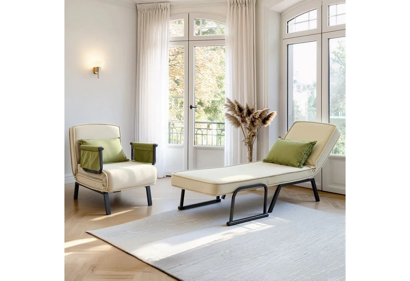 FLEXISPOT Loungesessel 3-in-1 Schlafsessel mit Bettfunktion
