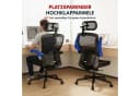 FLEXISPOT OC3 Bürostuhl Ergonomisch mit 3D-Kopfstütze Schwarz Bild 3