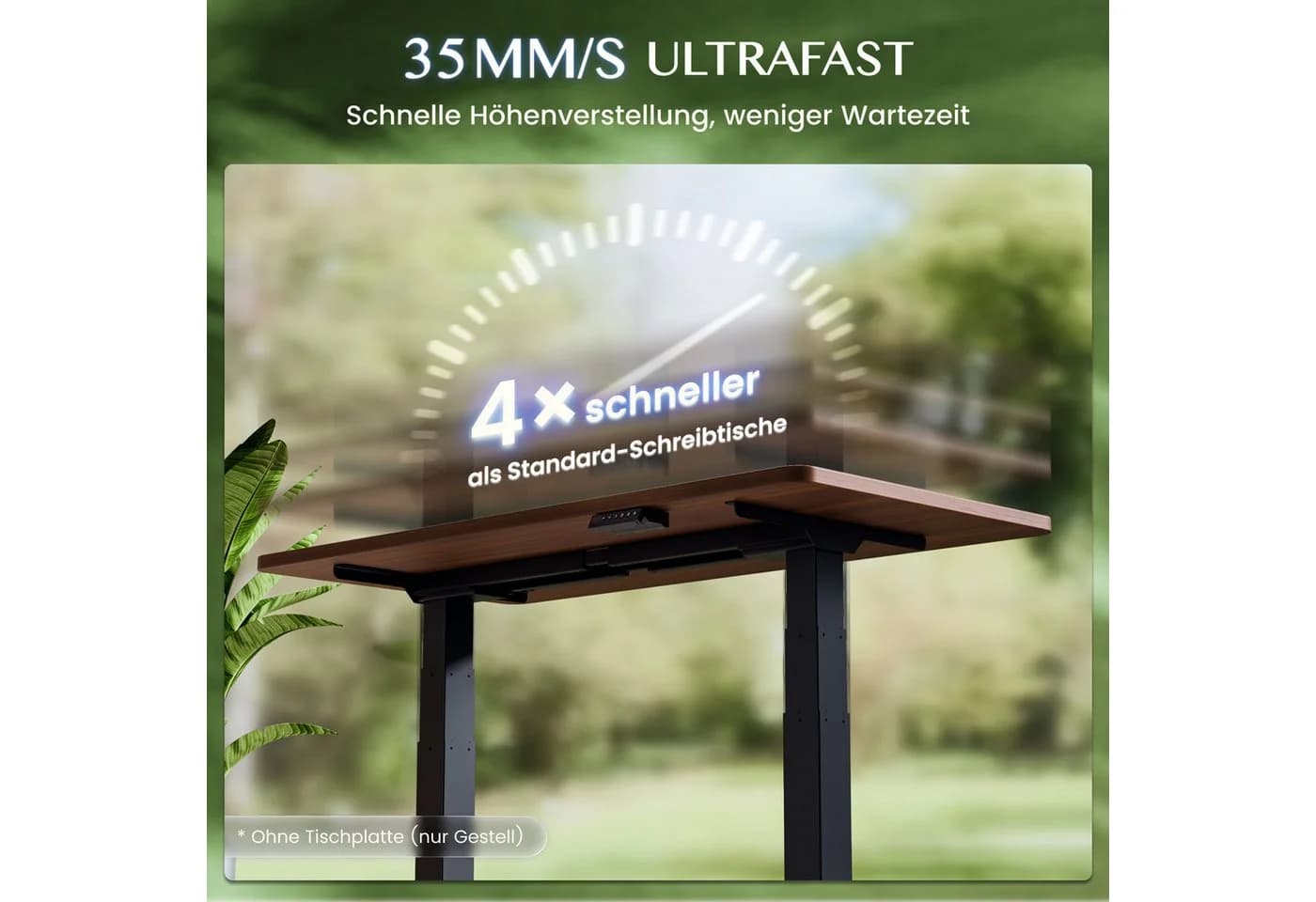 FLEXISPOT E6 Elektrisches Tischgestell Grau Höhenverstellbar - Bild 5