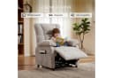FLEXISPOT Elektrischer Relaxsessel Hellgrau mit Liegefunktion Bild 5