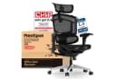 FLEXISPOT ErgoX Bürostuhl Schwarz 250kg 7D-Armlehnen 5D-Lendenstütze Bild 2