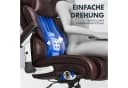 FLEXISPOT Premium Big Max Bürostuhl 300 kg Braun Ergonomisch Bild 3