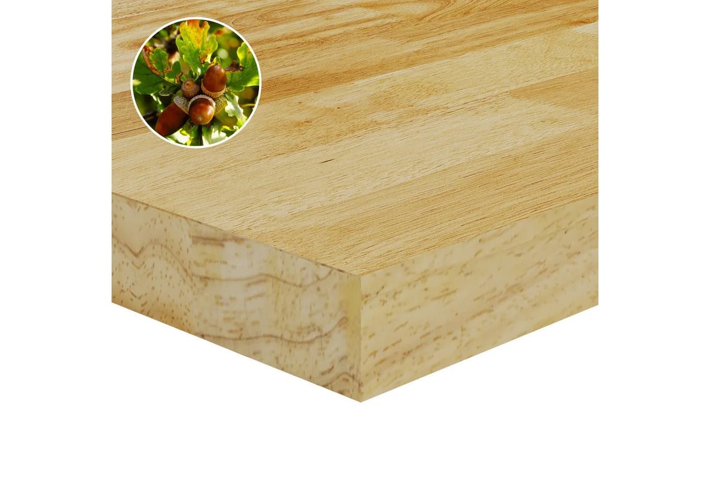 FLEXISPOT Tischplatte Premium Eiche 27mm Massivholz DIY - Bild 2