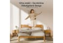 FLEXISPOT Hako G2 Futonbett Massivholz Gummibaumholz Beige JAPANDI Bild 1