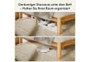 FLEXISPOT Hako G2 Futonbett Massivholz Gummibaumholz Beige JAPANDI Bild 4