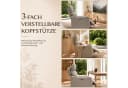 FLEXISPOT Relaxsessel Echtleder Grau 180° Liegefunktion & Schwenktisch Bild 4