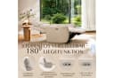 FLEXISPOT Relaxsessel Echtleder Grau 180° Liegefunktion & Schwenktisch Bild 5