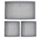 mDesign Aufbewahrungsbox 6er Set Grau Kunstfaser Organizer Bild 3
