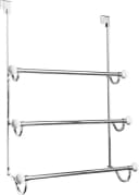 mDesign Tür Handtuchhalter Ohne Bohren 4 Stangen Chrom Bild 2