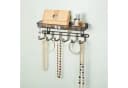 mDesign Schmuckhalter Wand Organizer Bronze Metall Bild 4