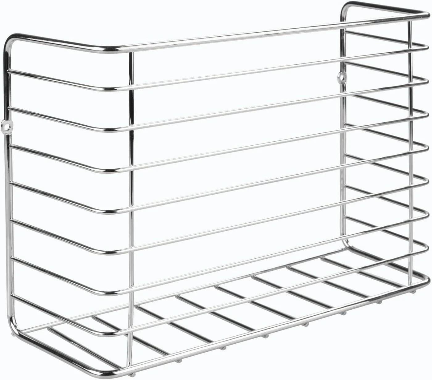 mDesign Hängekorb Küche Silber Verchromt Organizer - Bild 2