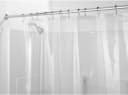 mDesign Duschvorhang XL Transparent PVC-frei 243,8 cm Bild 3