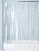 mDesign Duschvorhang XL Transparent PVC-frei 243,8 cm Bild 4