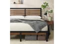ZINUS Bettgestell Kai Bambus Metall Schwarz 140x200 cm Bild 1