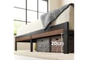 ZINUS Bettgestell Kai Bambus Metall Schwarz 140x200 cm Bild 5