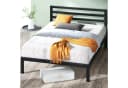 ZINUS Mia Metallbett mit Kopfteil 140x200 cm Schwarz Bild 2