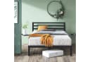 ZINUS Mia Metallbett mit Kopfteil 140x200 cm Schwarz Bild 3